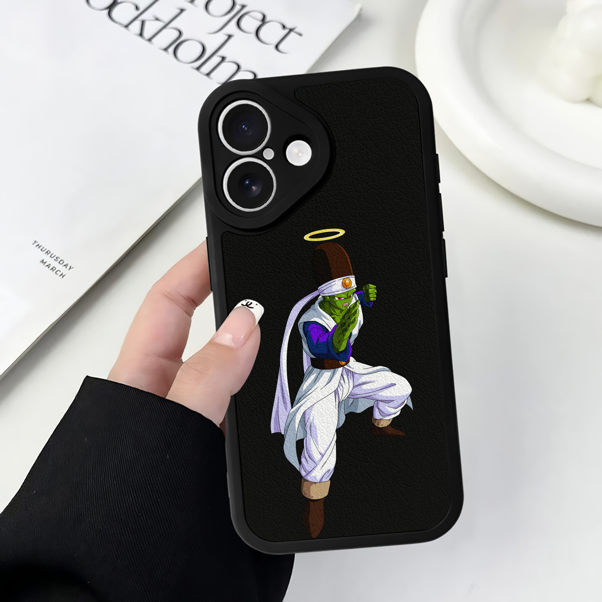 （画像用） ドラゴンボール パイクーハン DRAGON BALL Pikkon 【iPhone 16シリーズ対応】シリコンスマホケース（レザー調） 材質：シリコン